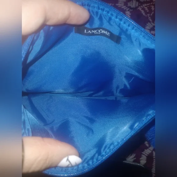 Lancome Cosmetic Bags Royal And Navy Blue - Picture 4 of 6
